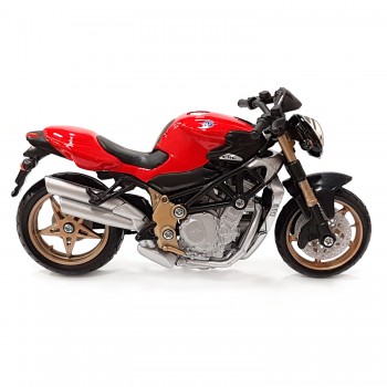 Machetă moto Bburago [1:18] - MV Agusta Brutale Oro - Red